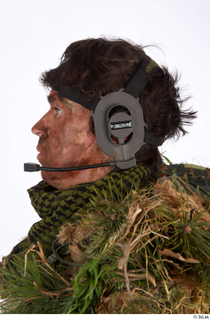 Photos Brandon Davis Sniper in Ghillie suit hair head headset…